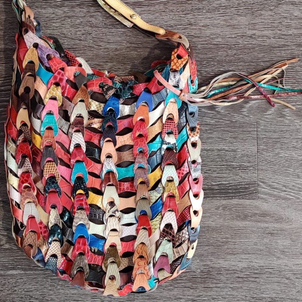 Jesslyn Blake Designer Multicolored Hand Bag